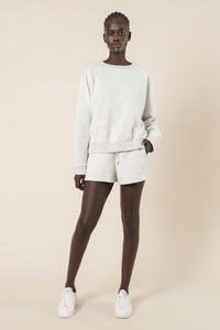 Nude Lucy carter classic oversized sweat snow marle sweats