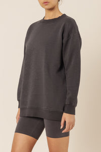 Nude Lucy carter classic boyfriend sweat coal top, sweats