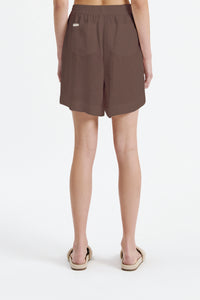 Nude Lucy Lounge Heritage Linen Short in Soot