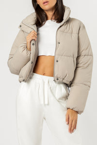 Nude Lucy topher puffer jacket taupe jackets