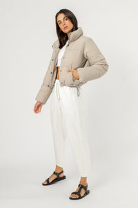 Nude Lucy topher puffer jacket taupe jackets