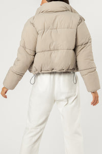 Nude Lucy topher puffer jacket taupe jackets