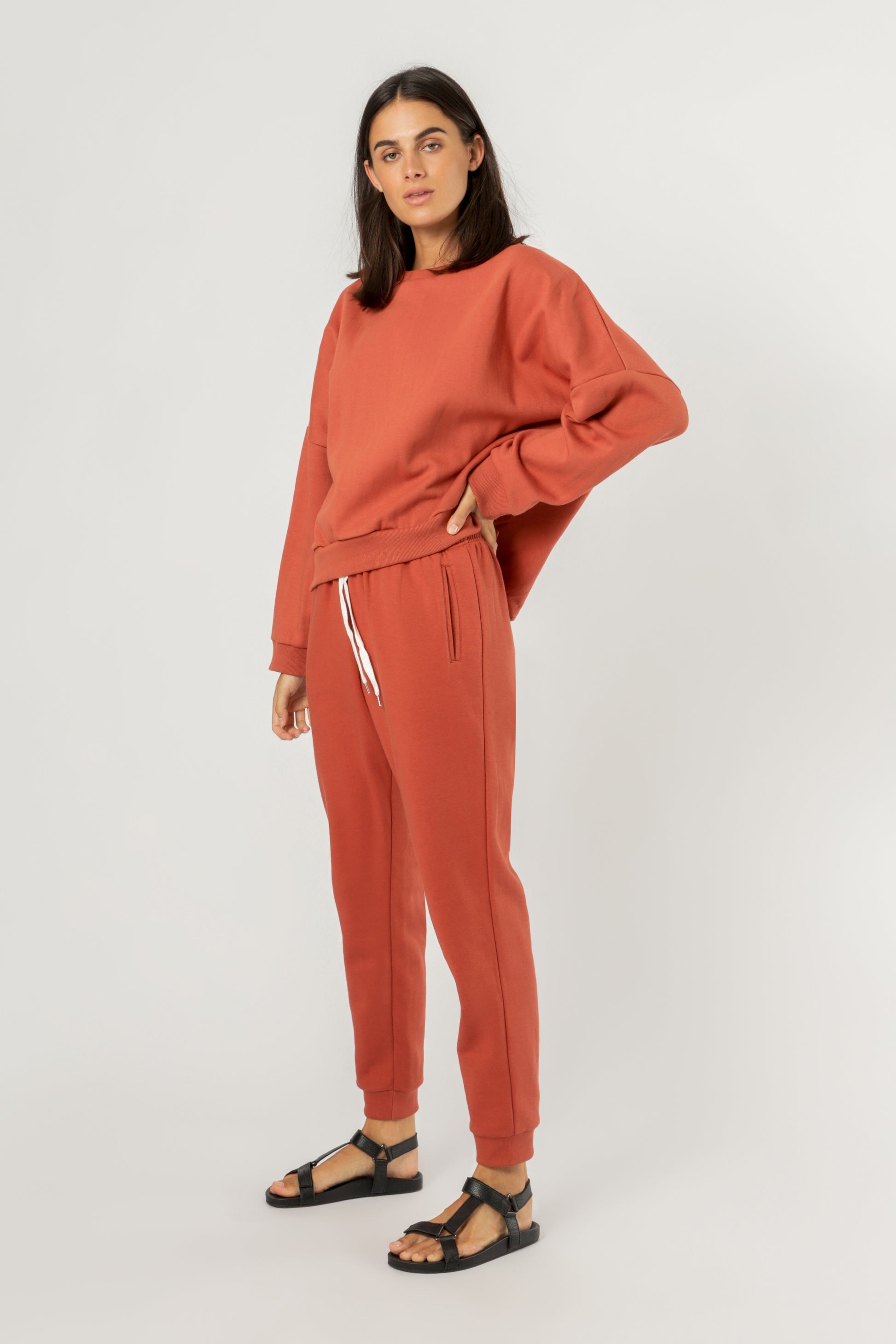 Nude Lucy Carter Classic Oversized Sweat Auburn Sweats 