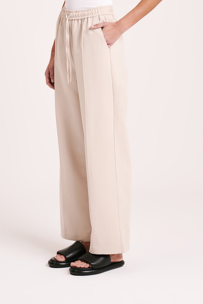 Shop Jai Pant in Oyster | Nude Lucy