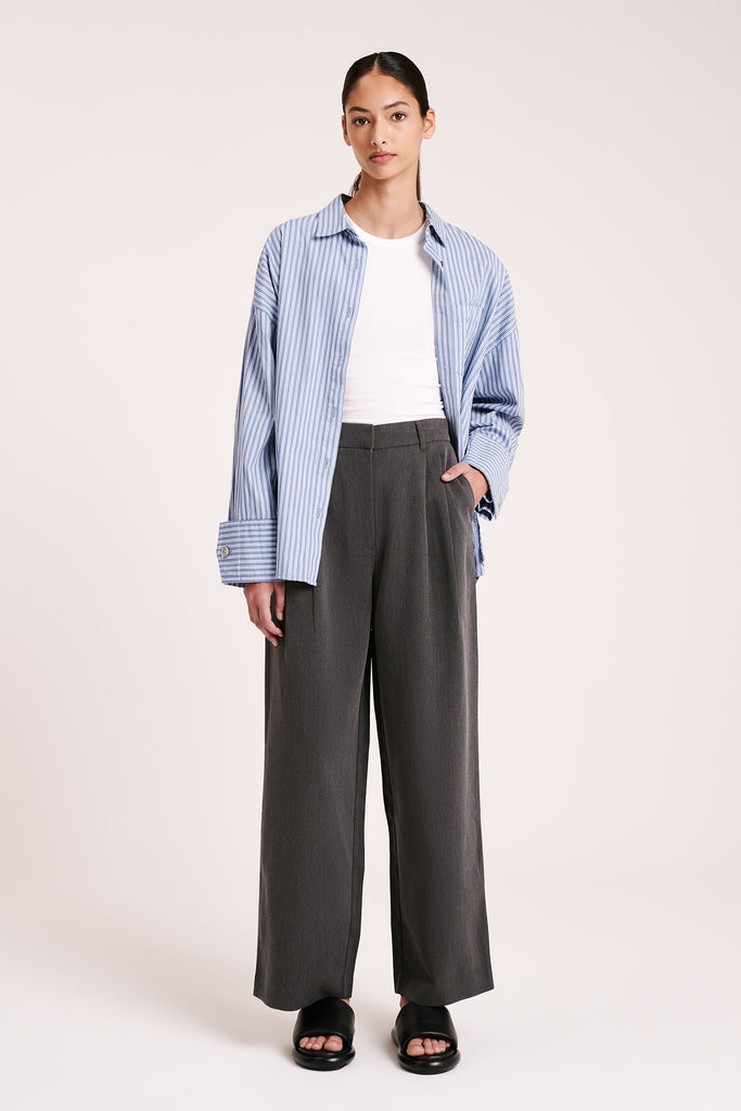 Shop Jiro Tailored Pant in Asphalt | Nude Lucy