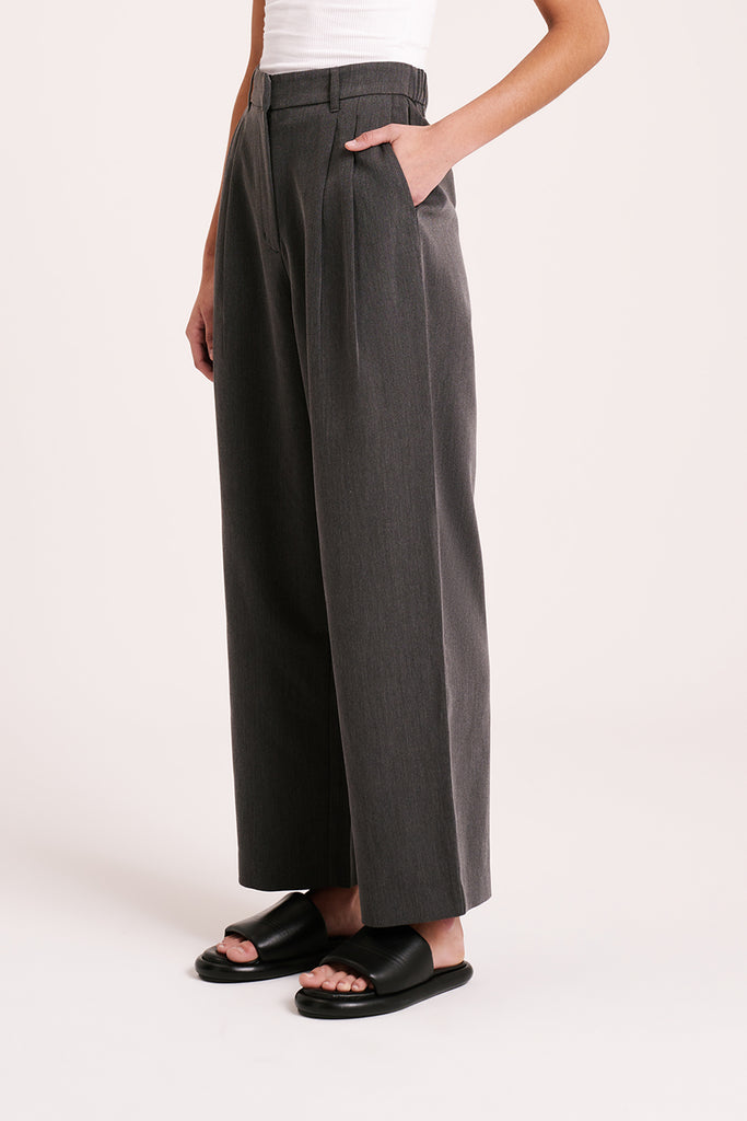 Shop Jiro Tailored Pant in Asphalt | Nude Lucy