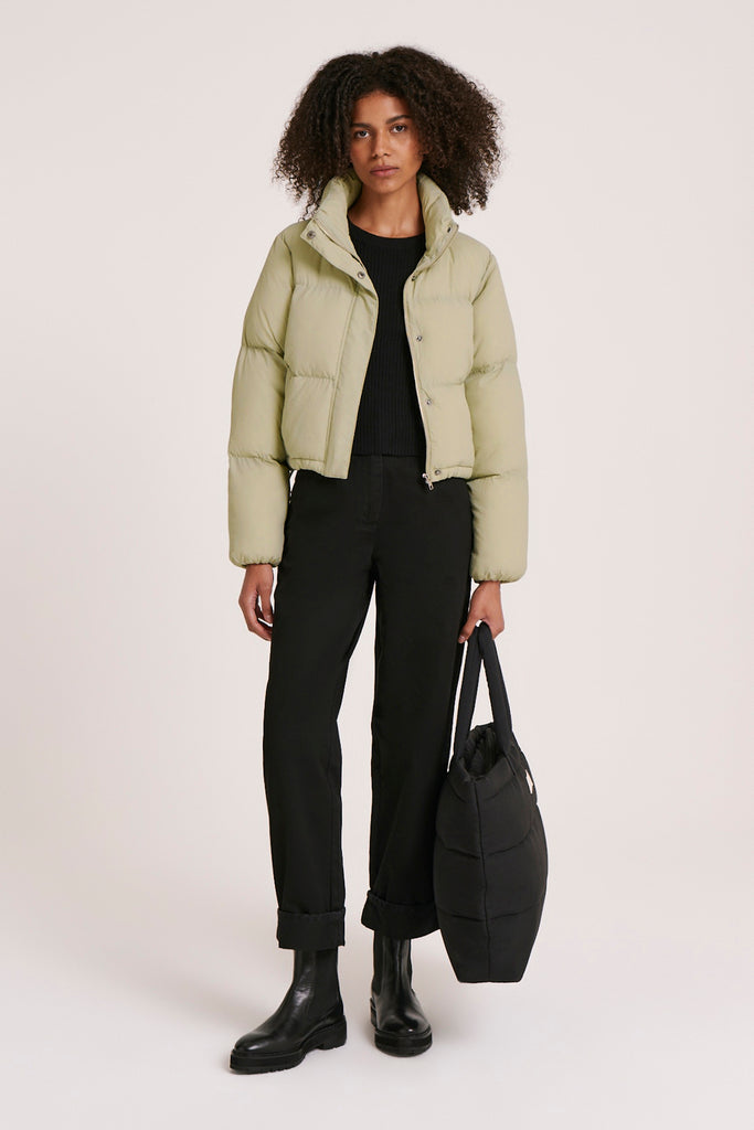 Shop Topher Puffer Jacket in Cucumber | Nude Lucy